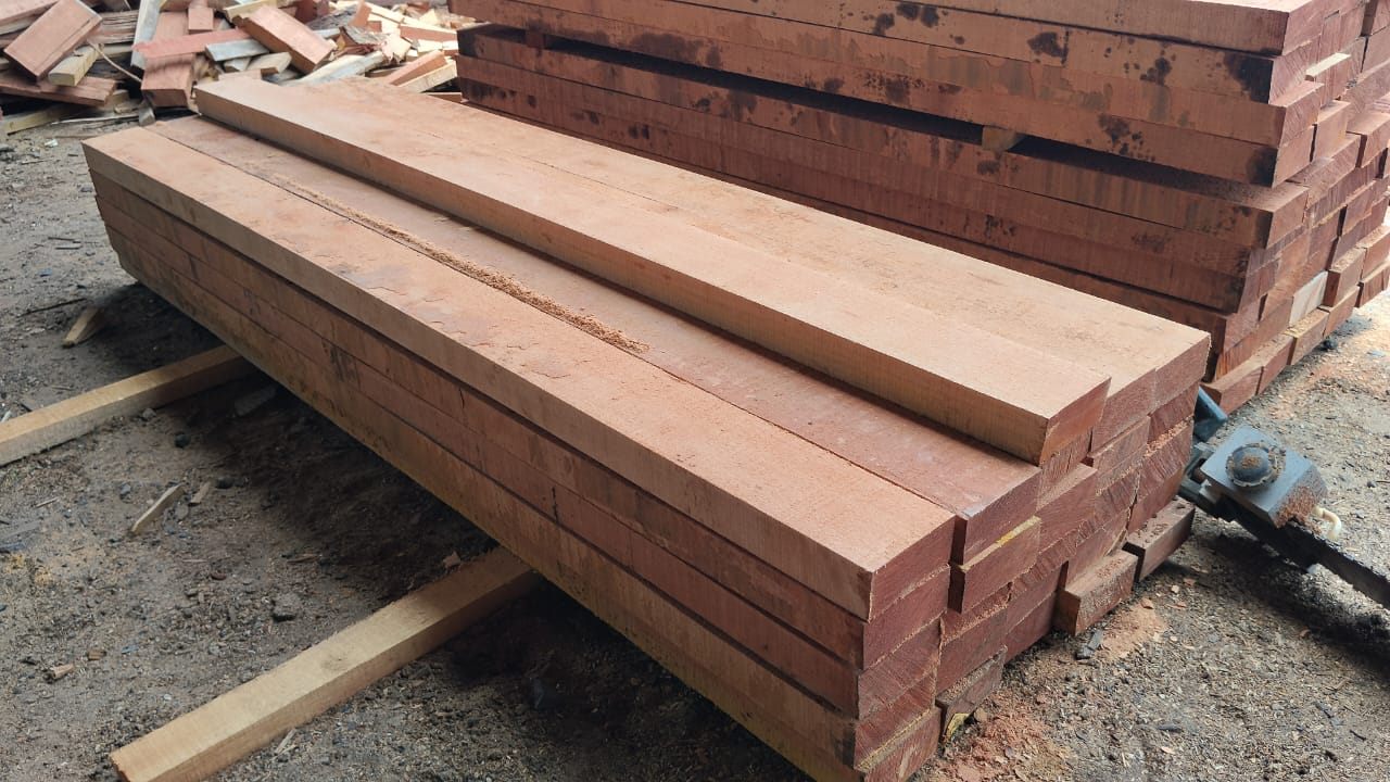 Tropical round logs